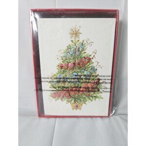 Papyrus Box of 12 Christmas Note Cards and Envelopes Holiday Greeting Cards